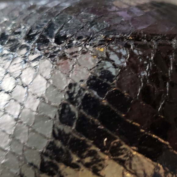 Coutgo Ankle Buckle Cross Strap Stiletto Sandals with Metal Chain Black Size 11 - Picture 11 of 12